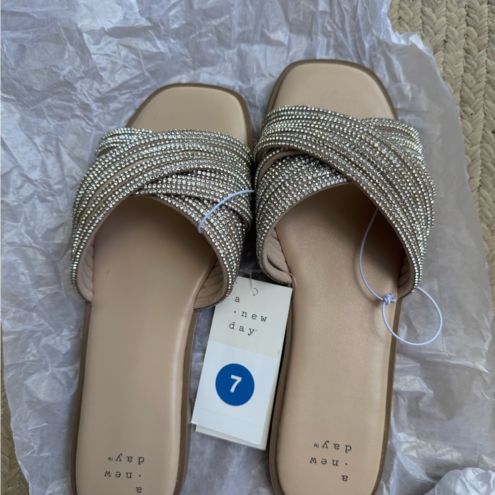 A New Day Women's Rhinestone flats.